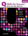Q Skills For Success Intro Reading & Writing Student Book With Student Access Code Card