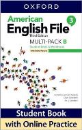 American English File Level 3 Student Book/Workbook Multi-Pack B with Online Practice
