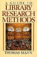 Guide To Library Research Methods