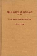 The Analects of Confucius: (Lun Yu)