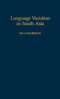Language Variation in South Asia