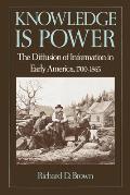 Knowledge is Power: The Diffusion of Information in Early America, 1700-1865