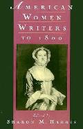 American Women Writers To 1800