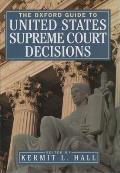 Oxford Guide To United States Supreme Court