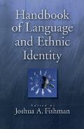 Handbook of Language & Ethnic Identity