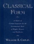 Classical Form A Theory of Formal Functions for the Instrumental Music of Haydn Mozart & Beethoven