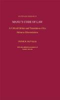 Manu's Code of Law: A Critical Edition and Translation of the Manava-Dharmasastra