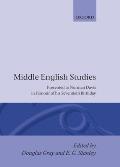 Middle English Studies: Presented to Norman Davis in Honour of His Seventieth Brithday