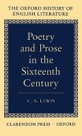 Poetry and Prose in the Sixteen Century
