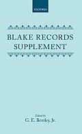Blake Records Supplement