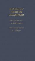 Gesenius Hebrew Grammar 2nd English edition