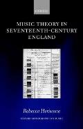 Music Theory in Seventeenth-Century England