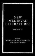 New Medieval Literatures: Volume IV