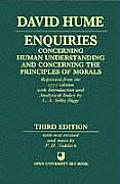 Enquiries Concerning Human Understanding & Concerning the Principles of Morals 3rd Edition Reprinted from the 1777 Editon with Introduction & Analytical Index by L A Selby Bigge