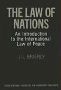 Law of Nations An Introduction to the International Law of Peace