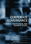 Corporate Governance: Economic and Financial Issues