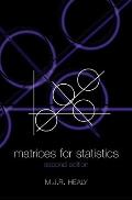 Matrices for Statistics