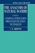 The Analysis of Natural Waters
