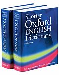 Shorter Oxford English Dictionary 5th Edition 2 Volumes