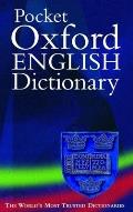 Pocket Oxford Dictionary 9th Edition