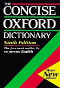 Concise Oxford Dictionary Of Current English 9th Edition