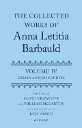 The Collected Works of Anna Letitia Barbauld: Volume 4: Essays and Discourses