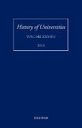 History of Universities, Volume XXVII/2 (2013)