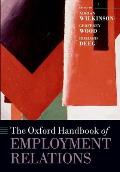The Oxford Handbook of Employment Relations