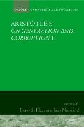 Aristotle's On Generation and Corruption I