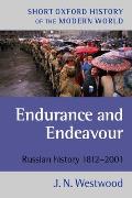 Endurance and Endeavour: Russian History, 1812-2001