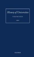 History of Universities: Volume XIX/1