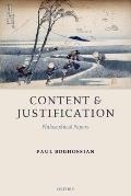 Content and Justification: Philosophical Papers