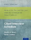 Anxiety and Related Disorders Interview Schedule for DSM-5 (ADIS-5)® - Adult Version
