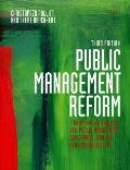 Public Management Reform A Comparative Analysis New Public Management Governance & The Neo Weberian State