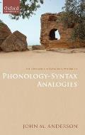 Phonology-Syntax Analogies