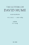 The Letters of David Hume: Volume 1