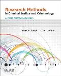 Research Methods In Criminal Justice & Criminology A Mixed Methods Approach