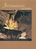 Intermediate Algebra Graphs & Models 1st Edition
