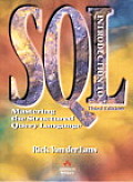 Introduction to SQL Mastering the Relational Database Language With CDROM