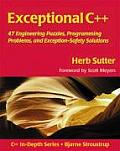 Exceptional C++ 47 Engineering Puzzles Programming Problems & Solutions