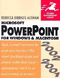 Microsoft PowerPoint 2002 & 2001 For Windows & Macintosh Visual QuickStart Guide