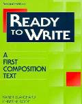 Ready To Write A First Composition 2nd Edition