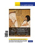 Heritage Of World Civilizations Volume 1 Brief Edition Books A La Carte Edition