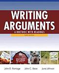 Writing Arguments A Rhetoric with Readings 9th edition