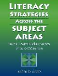 Literacy Strategies Across the Subject Areas