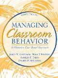 Managing Classroom Behavior 3rd Edition