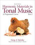 Harmonic Materials in Tonal Music: A Programmed Course, Part 1