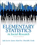 Elementary Statistics In Social Research
