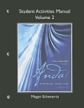 Student Activities Manual for Anda Curso Intermedio Volume 2
