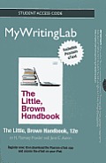 New Mywritinglab With Pearson Etext Standalone Access Card For The Little Brown Handbook